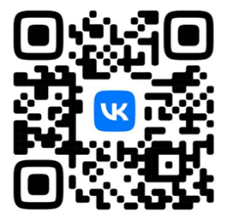 QR-код с ссылкой на страницу Управления социального питания в социальной сети в ВКОНТАКТЕ